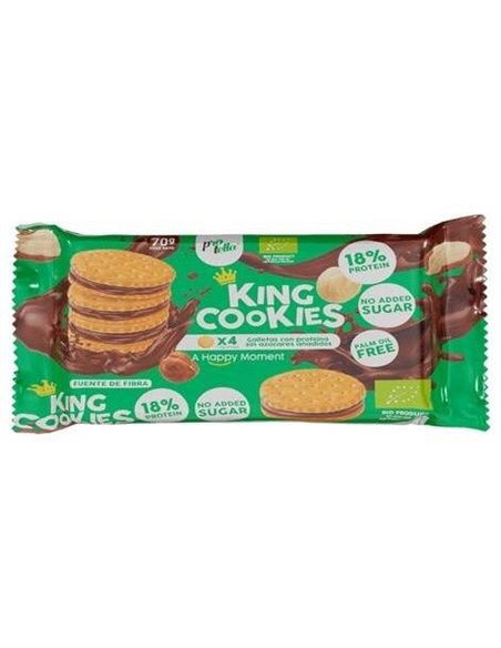 King Cookies Galletas Proteicas Sin Azucar Añadido 70Gr. de Protella