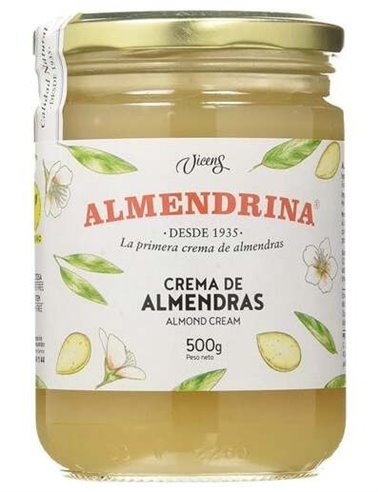 Crema de Almendras Tarro de Cristal 500Gr de Almendrina