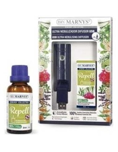 Pack Usb Ultra Nebulizador+Synergy Repell 30Ml. de Marnys