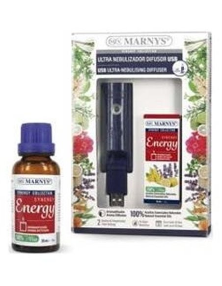 Pack Usb Ultra Nebulizador+Synergy Energy 30Ml. de Marnys