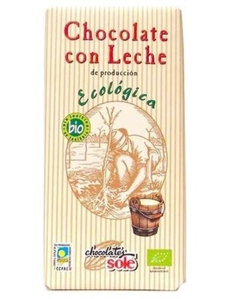 Chocolate Con Leche 100Gr. Eco de Chocolates Sole
