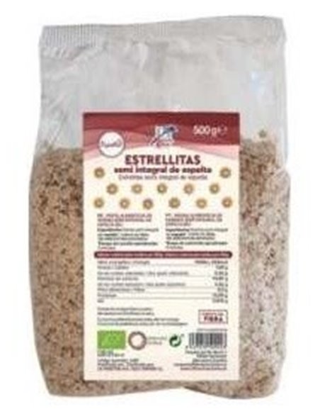 Estrellitas De Espelta Blancas 250 gramos Eco de Bonapasta