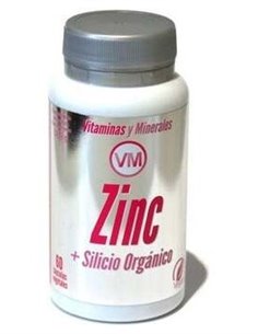 Zinc + Silicio Orgánico 60 Caps. V de Ynsadiet