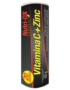 Vitamina C + Zinc Efervescente 20 Tabletas de Ynsadiet