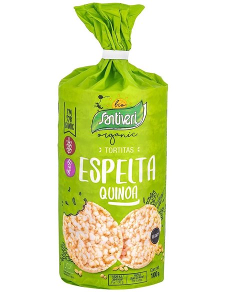 Tortitas Espelta Quinoa 100Gr. Bio de Santiveri