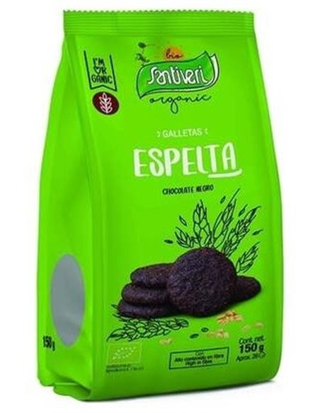Galletas Espelta Chocolate 150Gr. Bio de Santiveri