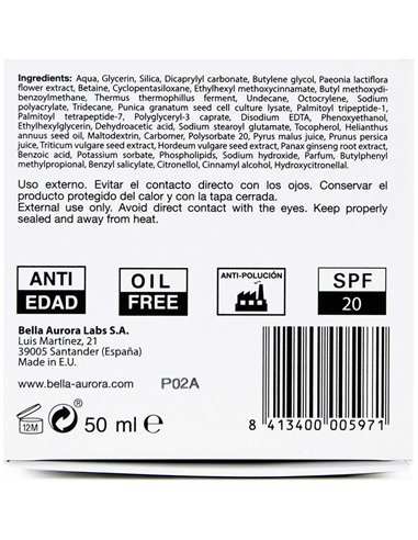 Bella Dia Crema Piel Mixta 50Ml. de Bella Aurora