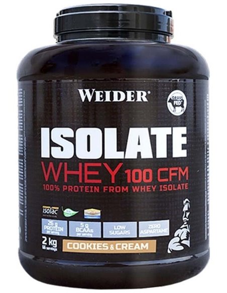 Weider Isolate Whey 100 Cfm Chocolate 2Kg. de Weider