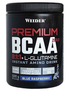 Weiderpremium Bcaa+L-Glutamina Blueraspberry 500Gr de Weider