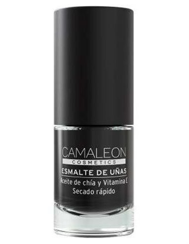 Camaleon Esmalte De Uñas Negro 6Ml. de Camaleon Cosmetics
