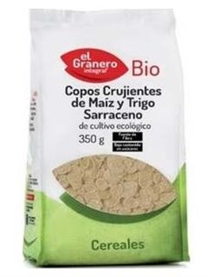 Copos De Maiz Y Trigo Sarraceno Crujientes 350Gr. de El Granero