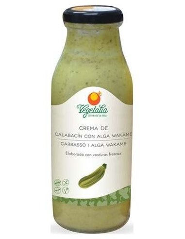 Crema De Calabacin Con Alga Wakame 500Ml. Bio de Vegetalia