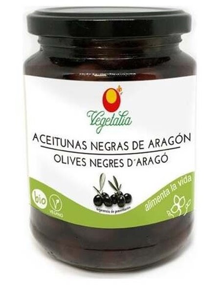 Olivas Negras Aragon 390Gr. Bio de Vegetalia