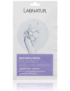 Mascarilla Facial Colageno-Acido Hialuronico 24Srs. de Labnatur Bio