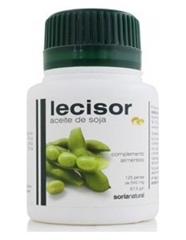 Aceite De Lecitina Soja Lecisor 125 Perlas de Soria Natural