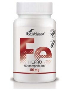 Hierro Liberacion Sostenida 50Mg 60Comp. de Soria Natural
