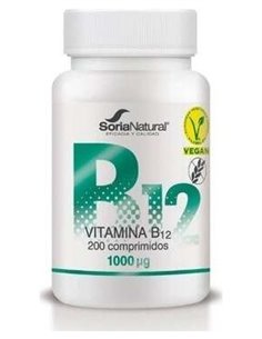 Vitamina B12 Liberacion Sostenida 250Mg 200C Vegan de Soria Natural