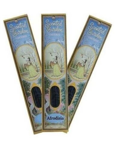 Incienso Stick Afrodisia 12Uds. Scented Garden de Radhe Shyam