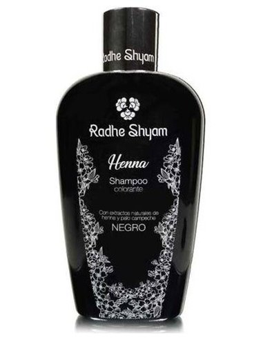 Champu Henna Color Negro 250Ml. de Radhe Shyam
