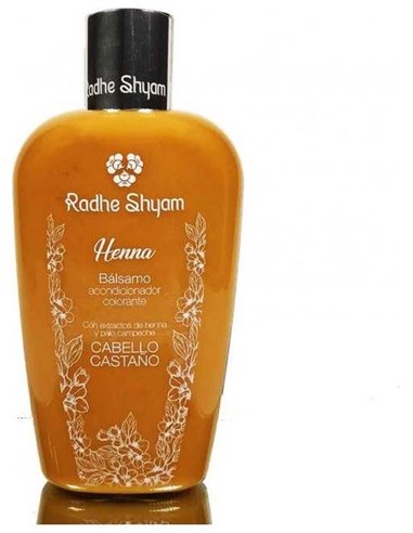 Balsamo Acondicionador Henna Color Castaño 250Ml. de Radhe Shyam
