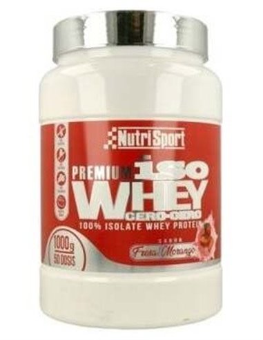Iso Whey Cero Cero Fresa 1Kg. de Nutrisport