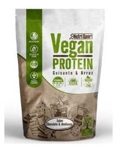 Vegan Protein Chocolate-Avellana Bolsa 468Gr de Nutrisport