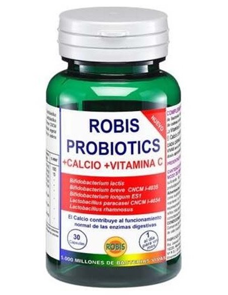 Robis Probiotics +Calcio+Vit. C 30Cap. de Robis