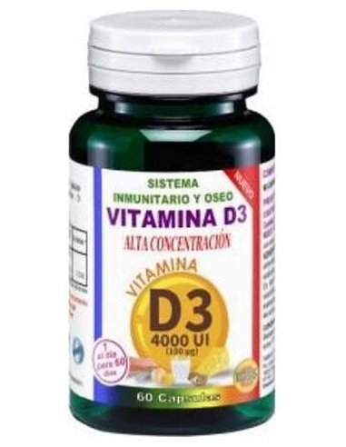 Vitamina D3 4000Ui Alta Concentracion 60Cap. de Robis