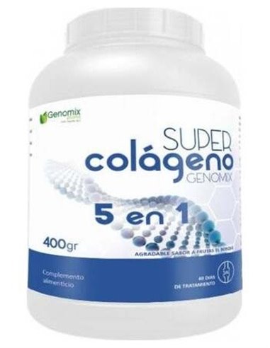 Super Colageno 5 En 1 400Gr. Genomix de Science & Health Sbd