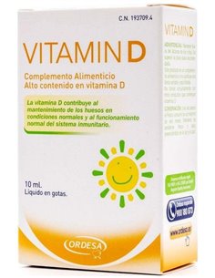 Vitamin D 10Ml. de Ordesa Complementos