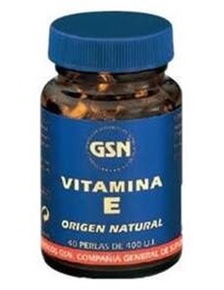 Vitamina E Natural 40Perlas de Gsn
