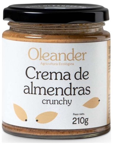 Crema De Almendra Crunchy 210Gr. Bio Vegan Sg de Oleander