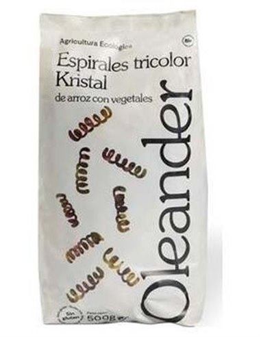 Espiral Tricolor Kristal De Arroz 500Gr. Bio Sg de Oleander