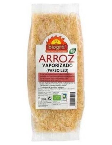Arroz Vaporizado Precocido 500Gr. Bio de Biogra