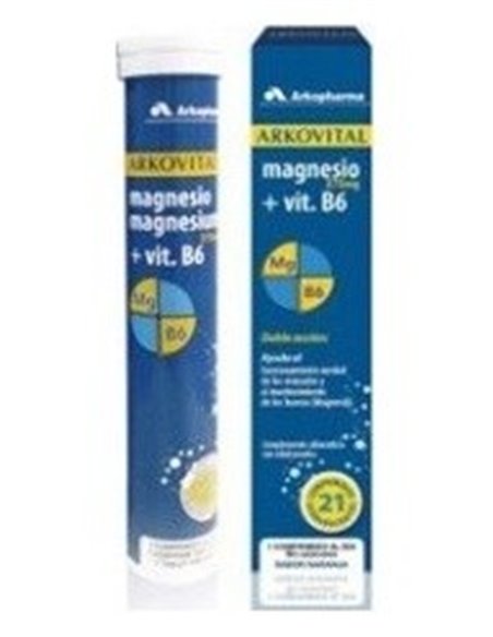 Arkopharma Magnesio + Vit B6 21 Comp Eferv  2 U de Arkopharma
