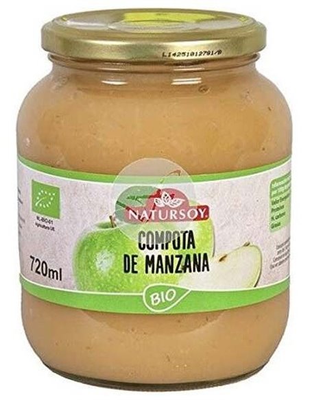 Compota De Manzana 700Gr. Bio Vegan de Natursoy