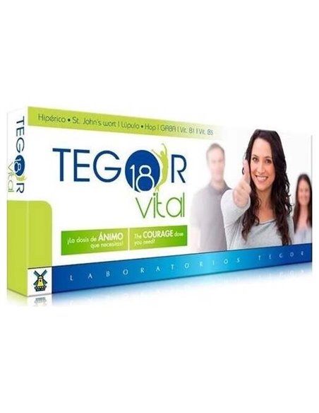 Tegor 18 Vital 10 Viales De 10 Ml. de Tegor