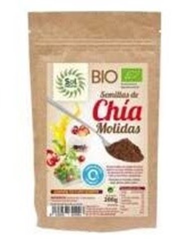 Semillas De Chía Molidas Bio 200 g  de Solnatural