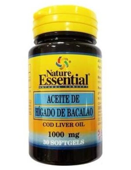 Aceite De Higado De Bacalao 1000Mg. 30Perlas de Nature Essential
