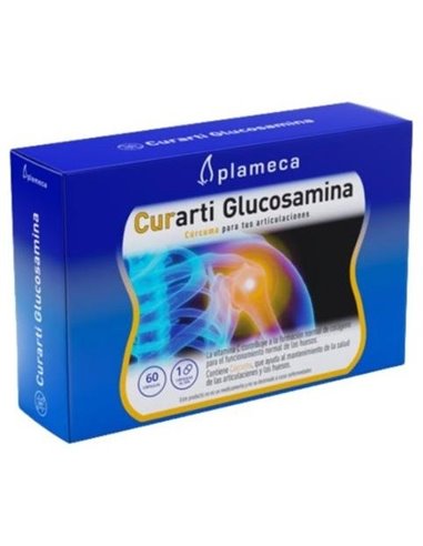 Curarti Glucosamina 60 Cápsulas Vegetales de Plameca