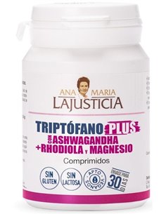 Triptofano Plus Con Ashwagandha+Rhodiola+Mg 60Comp de Ana Maria Lajusticia