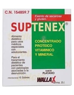 Suptenex Platano 15 Sobres de Wallax Farma