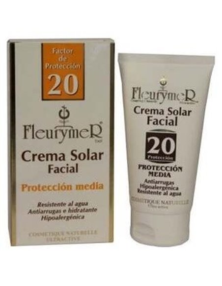 Crema Solar Facial Spf-20 Tubo 80Ml. de Fleurymer