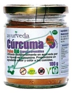 Curcuma En Polvo 100G Bio de Ayurveda Autentico