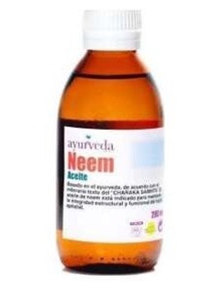 Aceite De Neem 200 Mililitros Ayurveda Autentico