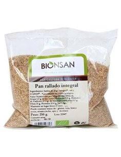 Pan Rallado Integral 250Gr. de Bionsan