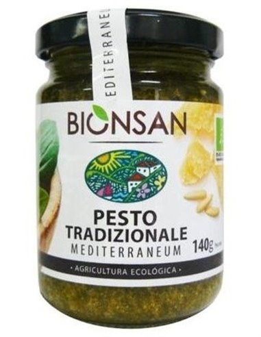 Pesto Tradicional Con Piñones 140Gr. Eco de Bionsan