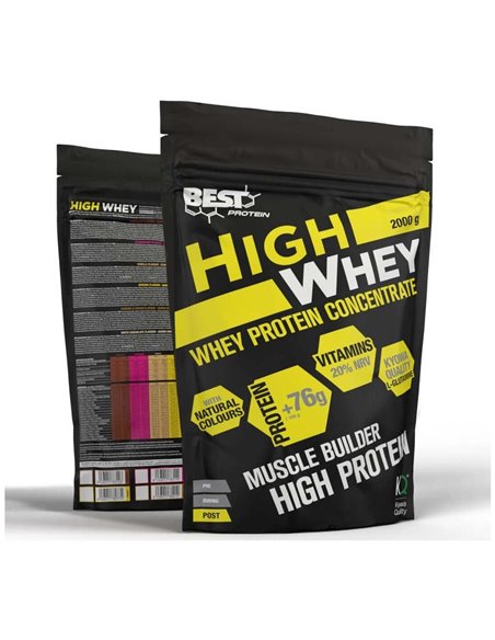 Proteína De Suero High Whey Platano 2000Gr. de Best Protein