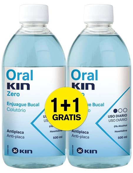 Pack Oralkin Zero Enjuage 500Ml 2X1 de Kin