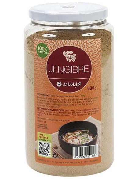 Jengibre En Polvo 600Gr. de Mimasa